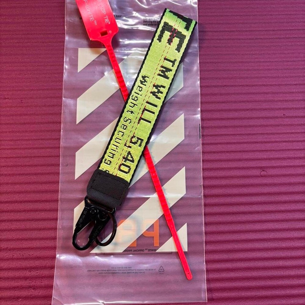 🐍 Green (Full Color) | Off-White | Keychain ──────────────────────────────── ty - Picture 2 of 7